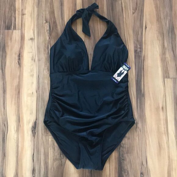 NEW DKNY Black Swimsuit  - Picture 3 of 7